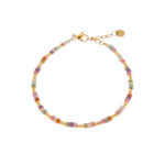 Pastello rainbow bracelet gold