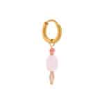 Jellybean hoop gold