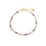 Terra lilac bracelet gold
