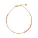 Perfect peach anklet gold