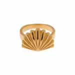 Shell ring gold