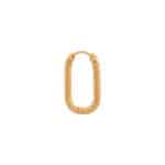 Dottie oval hoop gold