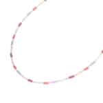 Sweet rainbow necklace silver