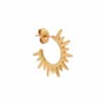 Half sun hoop gold