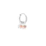Sand dune hoop silver