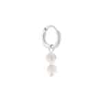 Lagoon hoop silver