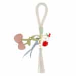 Cotton cloud bag charm