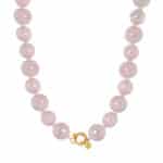 Rosy glow necklace gold