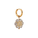 Desert bloom hoop gold