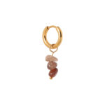 Triple rock hoop gold