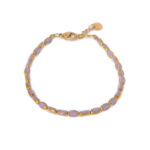 Lilac glow bracelet gold