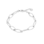 Wobbly bracelet silver