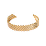 Golden twist bangle gold