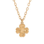Wish me luck necklace gold