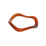 Brown wave bracelet